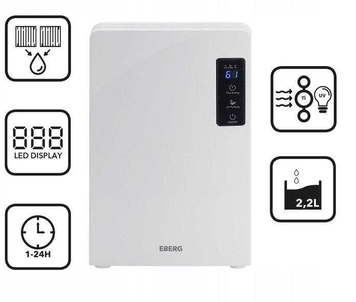 Sausintuvas, drėgmės sugėriklis 2200ml, Eberg