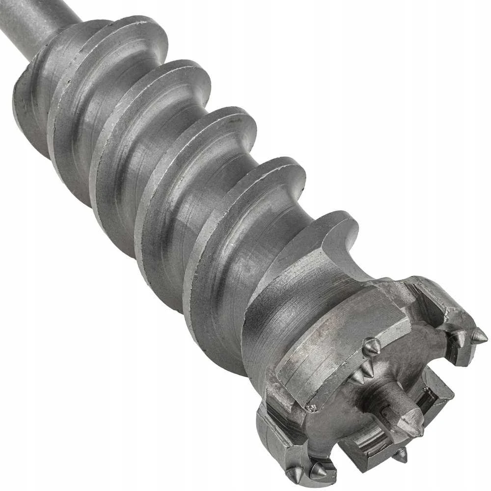 SDS-MAX Perforatorinis Grąžtas, 65mm Betono Grąžtas, Didelio Galingumo Perforatoriaus Grąžtas, Sustiprintas Karbido Antgalio Grąžtas