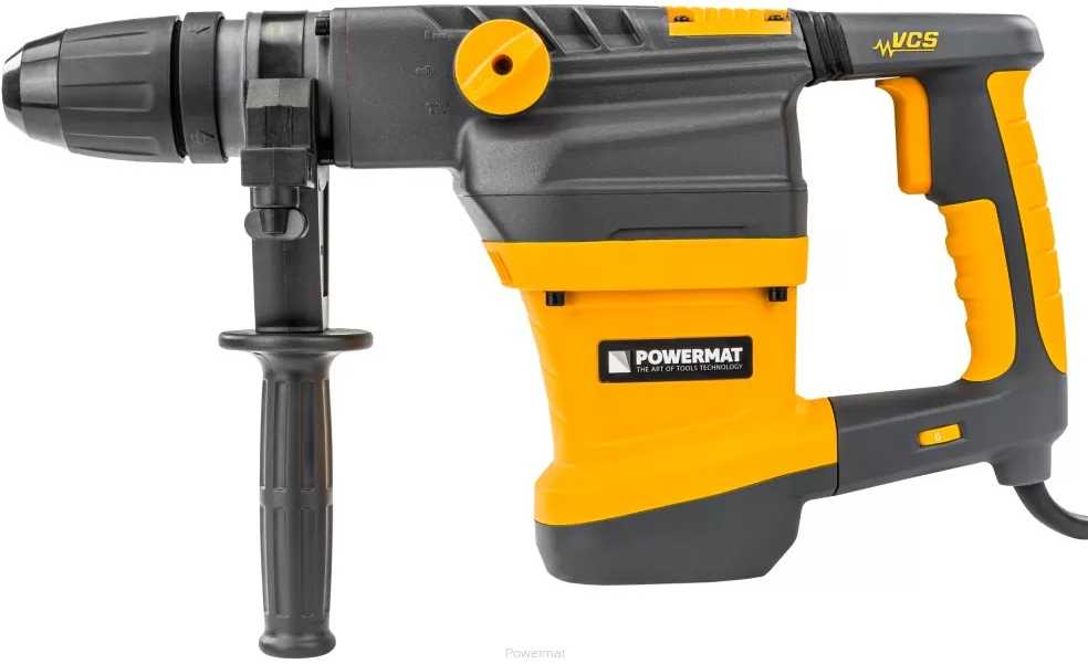 Powermat SDS-MAX smūginis plaktukas, 2800W griovimo gręžtuvas, sunkiasvoris kalimo plaktukas betonui ir akmeniui