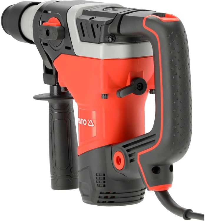 SDS-Plus Perforatorius, 1100W, 3-režimų, betonui, plytoms ir gelžbetoniui, su priedais, galingas griovimo grąžtas