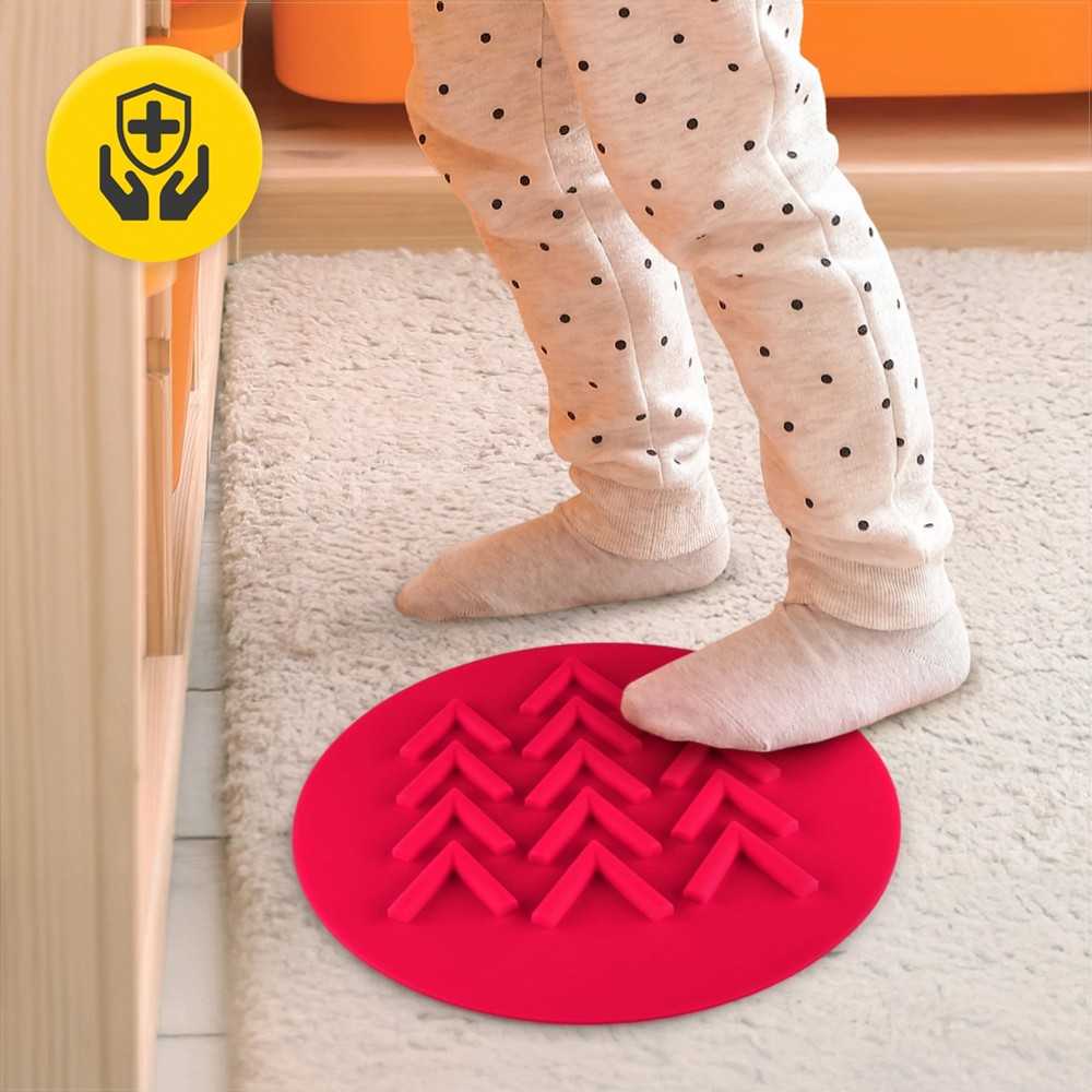 Sensoriniai diskai vaikams, 10 vnt. rinkinys, 25 cm skersmuo, lytėjimo stimuliacija, edukaciniai žaislai, sensorinės integracijos priemonės, žaidimų kambario įranga