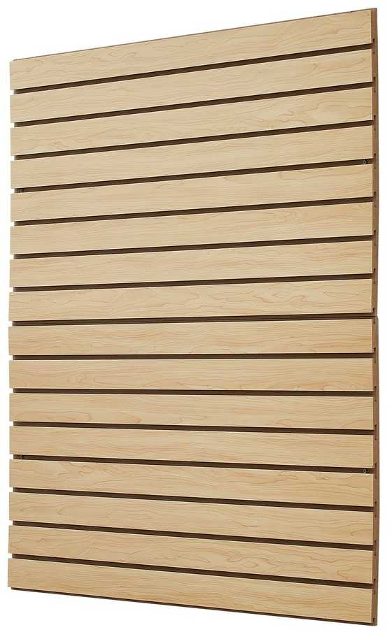 Sieninė plokštė 1220 x 1220 mm, MDF natūrali, moduliuojama, garažui, 1.5 m², lamelių sienelė, lentynų sistema