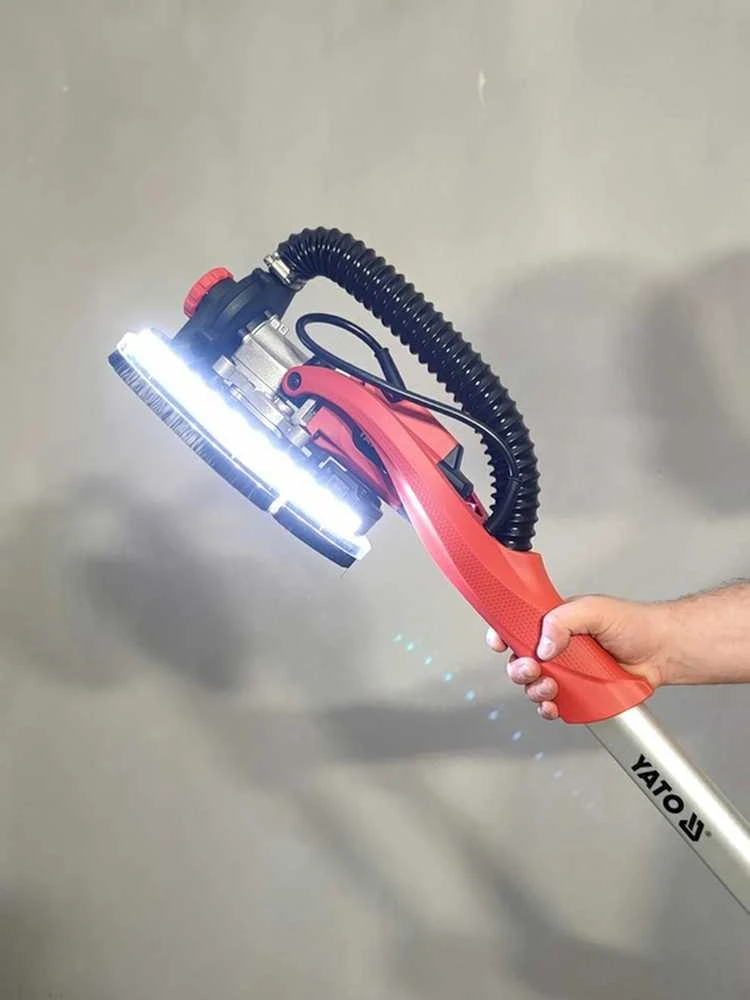 Yato sienų ir lubų šlifuoklis su dulkių nusiurbimu YT-82355, 820W, 215 mm. LED