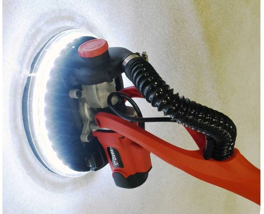 Yato sienų ir lubų šlifuoklis su dulkių nusiurbimu YT-82355, 820W, 215 mm. LED