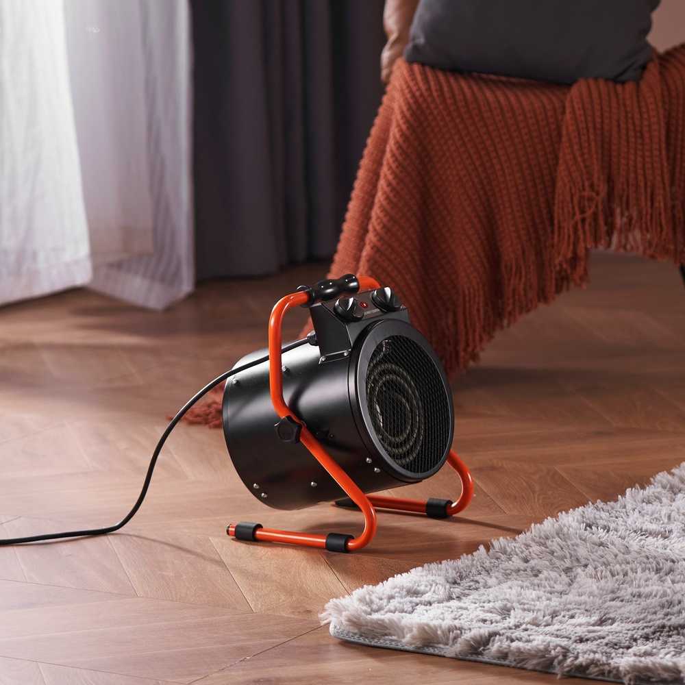 VEVOR Šiltnamio šildytuvas 2000W, apsauga nuo perkaitimo, atsparus vandeniui, šiltnamis elektrinis šildytuvas, oranžerijos šildytuvas