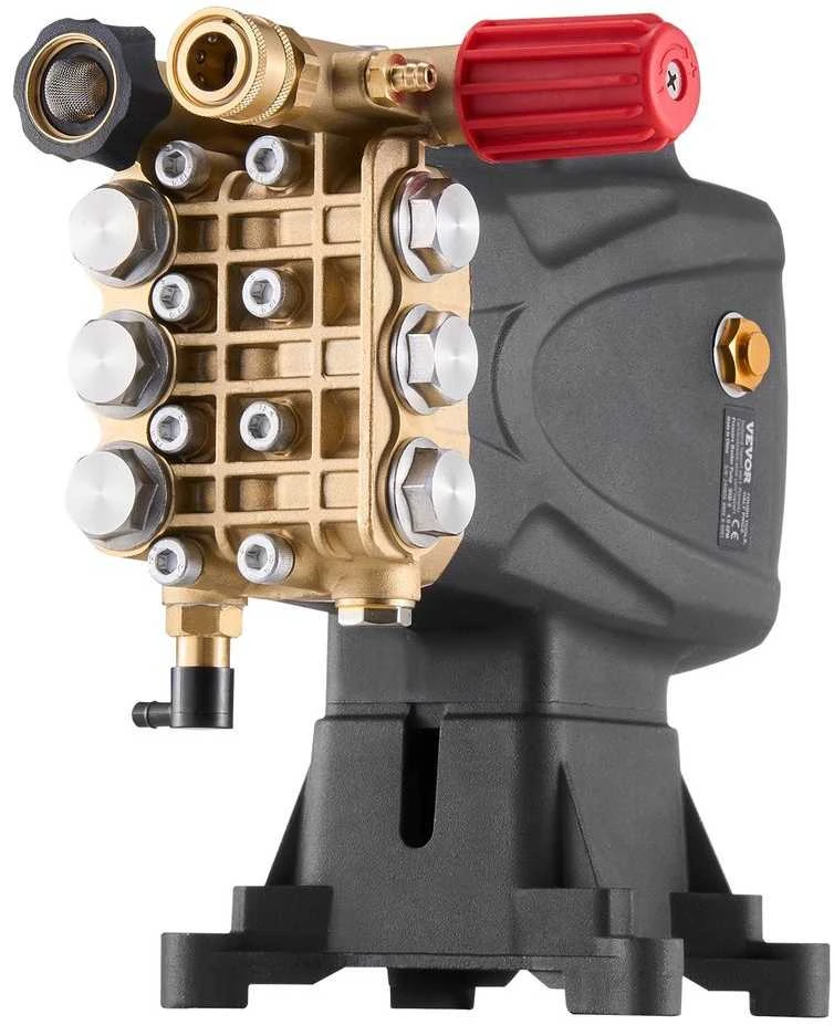 Simpson Morflex Slėgio plovimo siurblys, 25.4 mm veleno horizontalus trijų stūmoklių, aukšto slėgio plovimo įrenginio keitimas, 276 bar galios plovimo siurblio komplektas, Santopreno stūmoklis