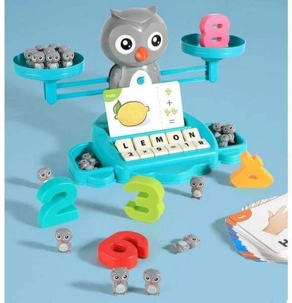 Skaičių ir anglų k. mokymosi žaidimas Scales Owl
