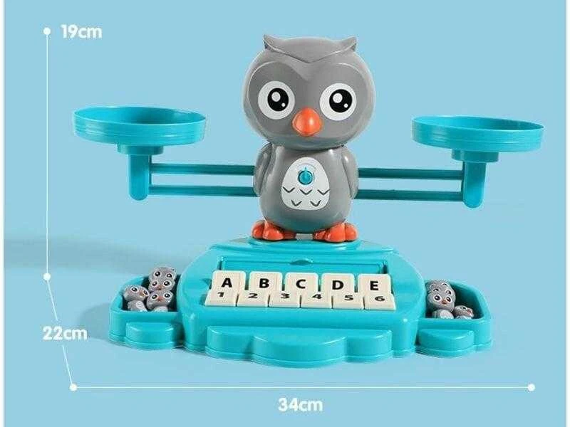 Skaičių ir anglų k. mokymosi žaidimas Scales Owl