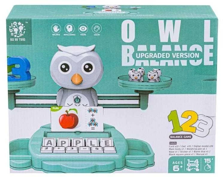 Skaičių ir anglų k. mokymosi žaidimas Scales Owl