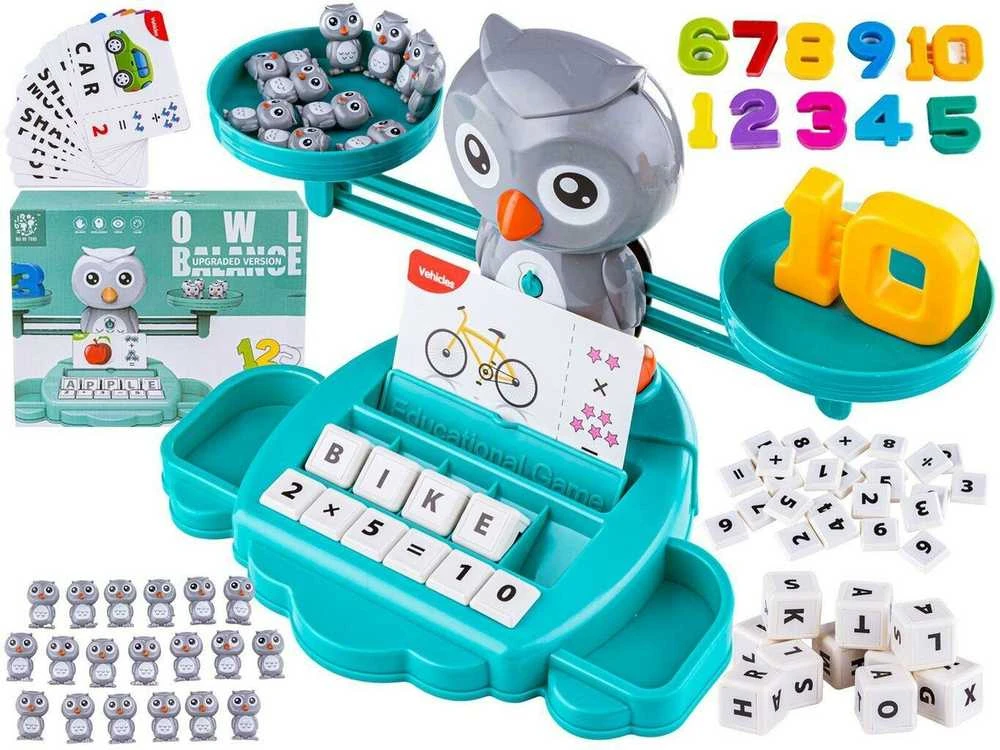 Skaičių ir anglų k. mokymosi žaidimas Scales Owl