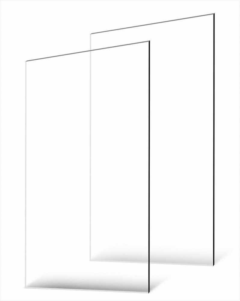 VEVOR 2 vnt. plexiglaso akrilo lakštai 61x122 cm, 3 mm storio