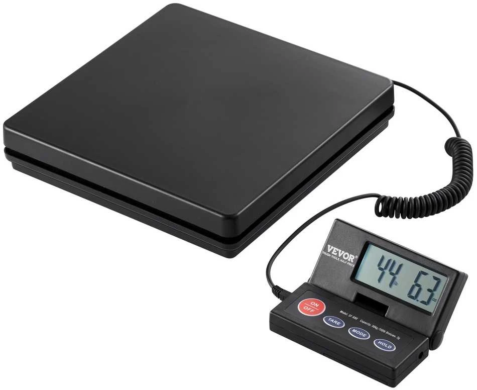 VEVOR Skaitmeninės siuntų svarstyklės, 50 kg, LCD ekranas