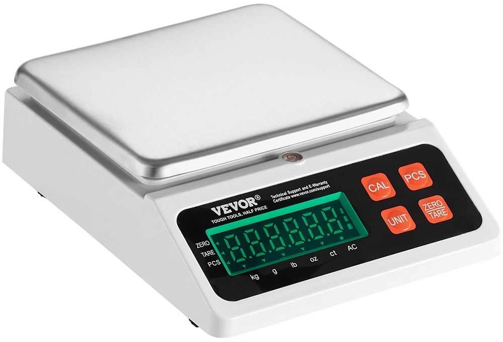 Virtuvinės svarstyklės Skaitmeninės skaičiavimo svarstyklės, 10 kg talpa, Tikslūs matavimai