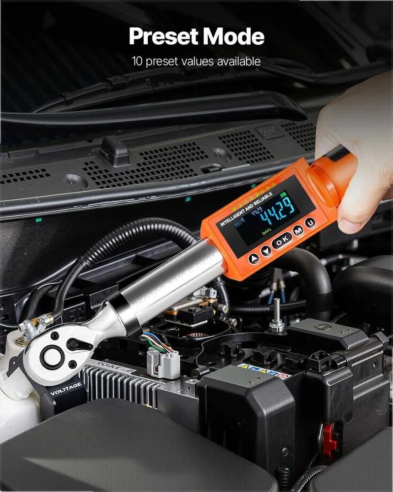 VEVOR Skaitmeninis sukimo momento raktas 3/8" 0-135 N.m