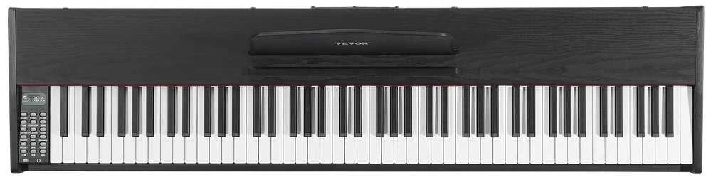 Skaitmeninis pianinas 88 klavišai su svareliais, dvigubas režimas + suoliukas, elektrinis pianinas