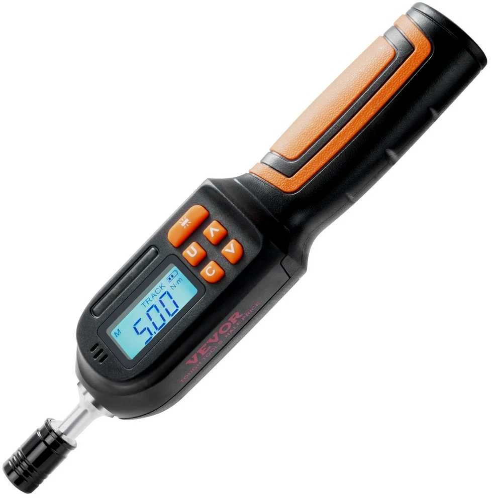 Skaitmeninis sukimo momento atsuktuvas, 1/4", LCD ekranas, 2.65-70.67 in-lbs, reguliuojamas, elektrikams, tikslus sukimo momento reguliavimas