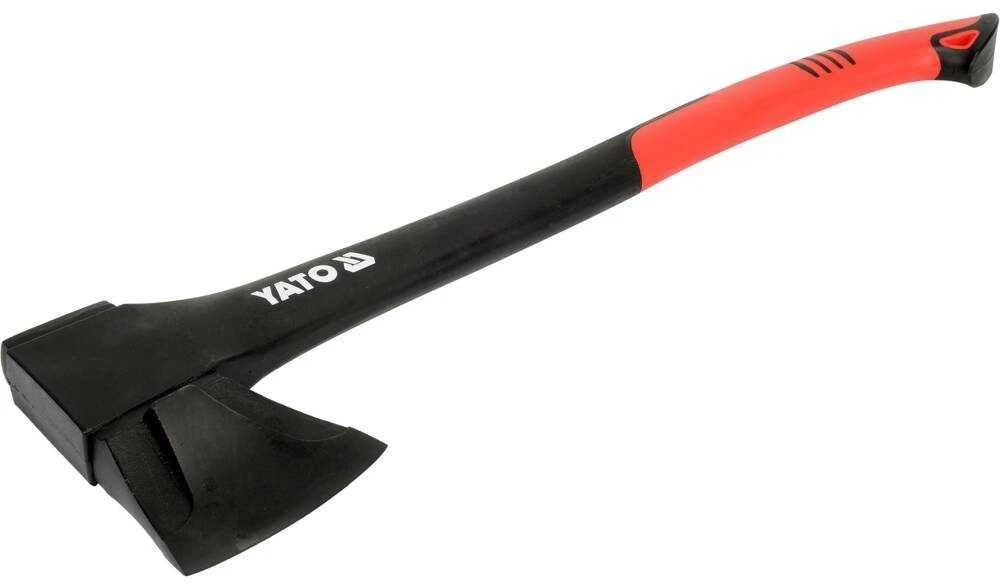 Yato Skaldymo kirvis 1600g, su nailonine rankena, plieno pleištas, malkų skaldymo kirvis, didelio našumo kirvis