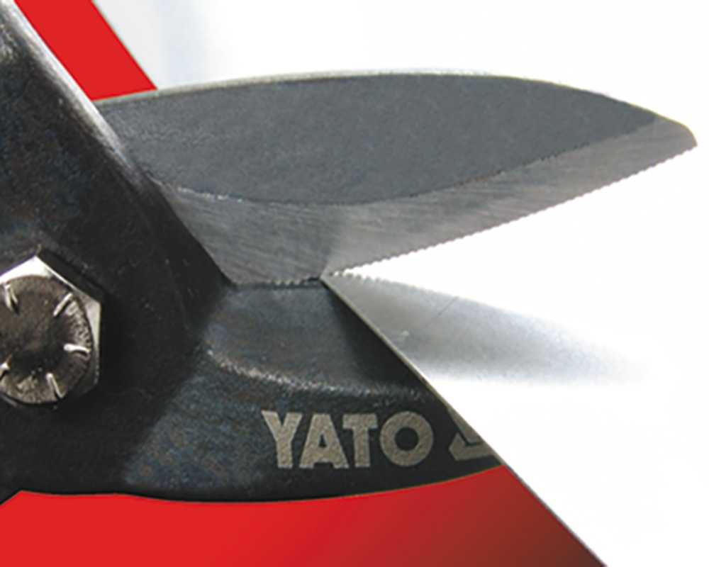 Yato Toya Sa Poland Žirklės skardai kampinės | 90° / dešininės | 225 mm (YT-1914)