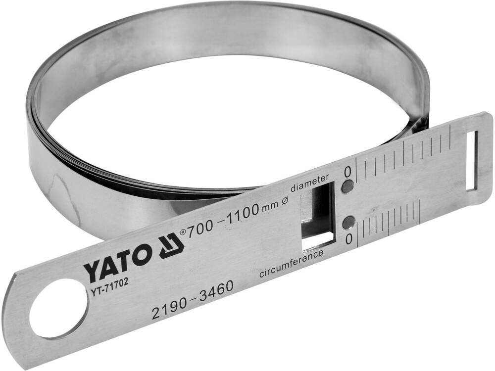 Yato Toya Sa Poland Juostinis matavimo įrankis | diametrui ir perimetrui | maks. 2190 / perimetras 3460 mm (YT-71702)