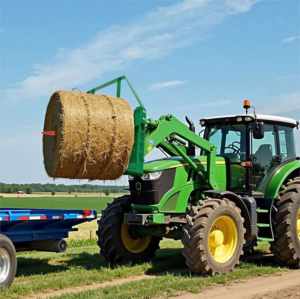 Skid Steer padėklų rėmas sunkiems darbams, 1814 kg keliamoji galia, 115 cm plotis su prikabinimo imtuvu, padėklų šakių rėmo priedas, krautuvo priedas, žemės ūkio technika