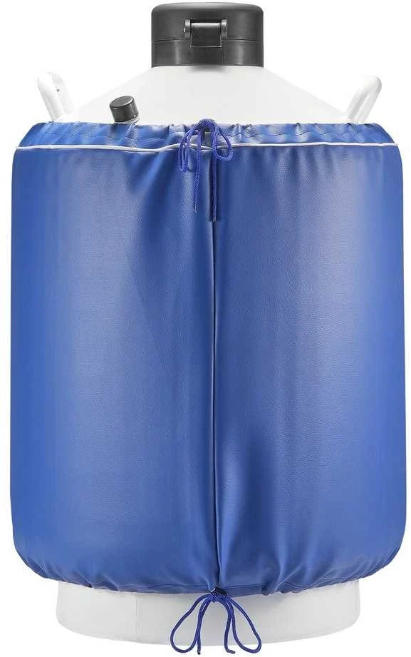 Skysto azoto talpa 30L, aliuminio lydinio LN2 konteineris, 6 kanistrai, kriogeninis Diuaro indas mėginių laikymui, biologinių mėginių saugojimas, šaldymo indas