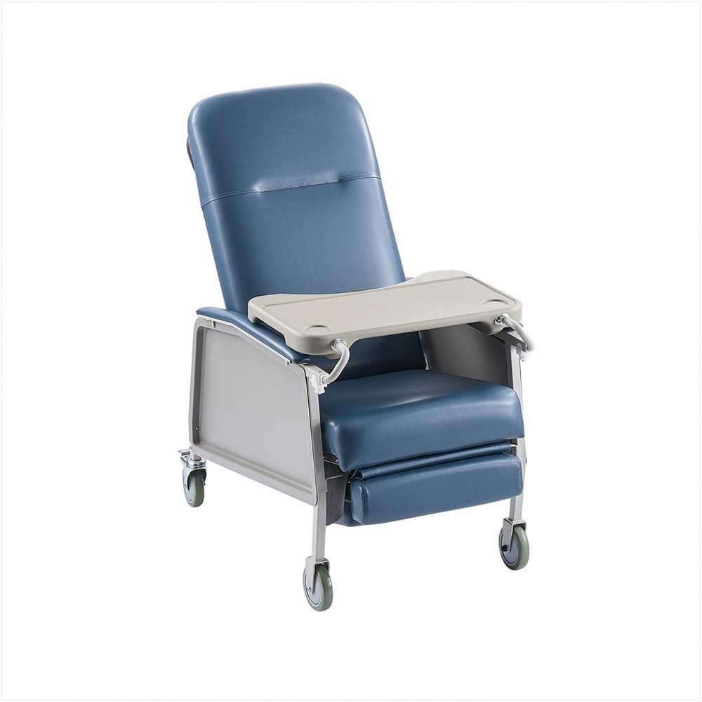 VEVOR Reguliuojama geriatrinė kėdė su staliuku