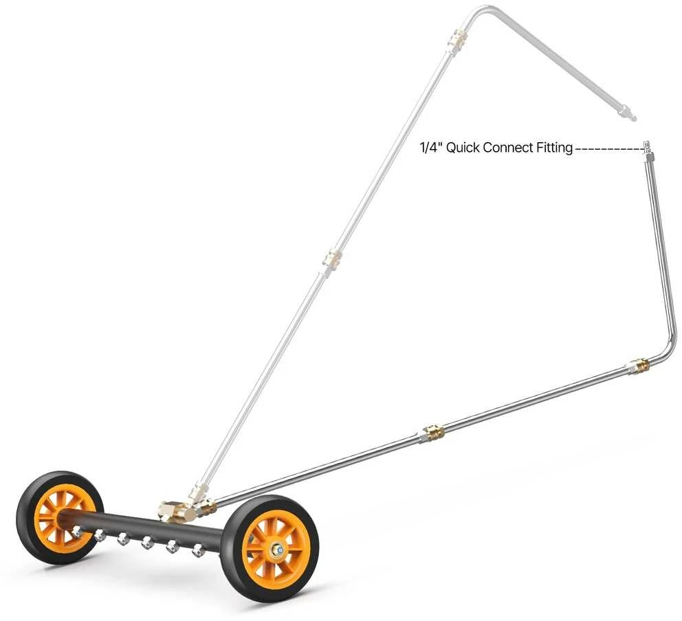 VEVOR 24" automobilio plovimo įrenginys su ratais