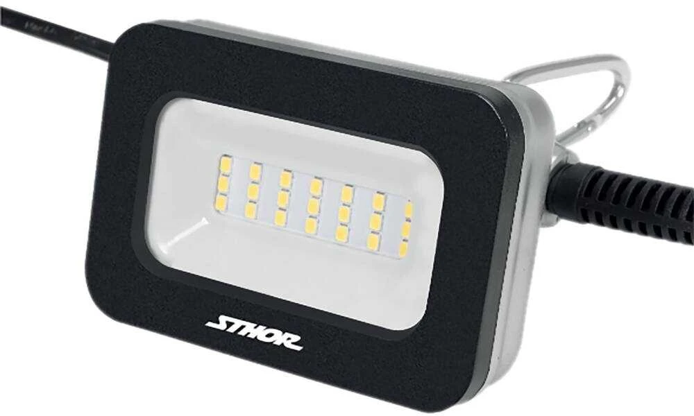 Sthor SMD prožektorių rinkinys, 3000 lm, su 15.4 metro kabeliu, LED darbo lempos, pakabinami prožektoriai, SMD darbo lempų rinkinys