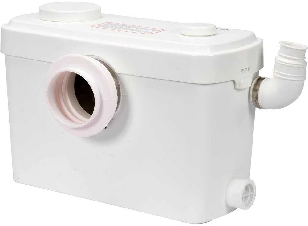 Smulkintuvas siurblys su pjovimo peiliais sanitarinėms reikmėms, 600W, tylus veikimas, nuotekų siurblys, tualeto siurblys