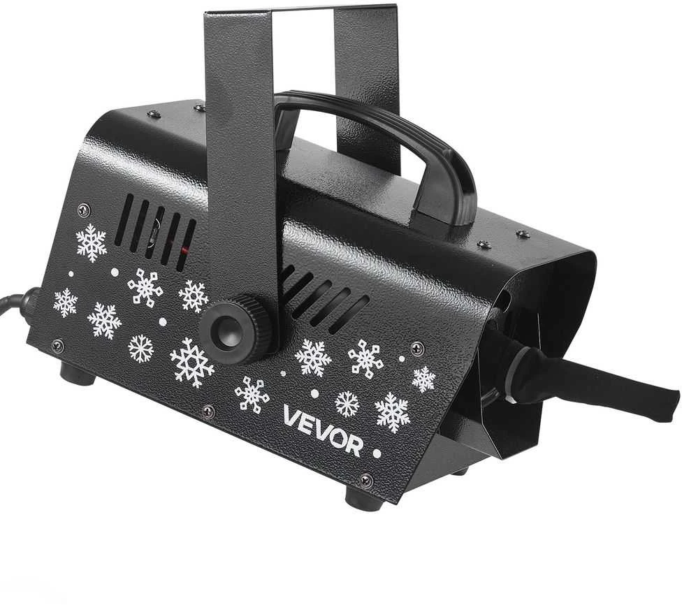 Sniego mašina, galinga 1500W, Kalėdų vakarėlio dekorui, belaidis nuotolinis valdymas, vidaus ir lauko snaigių gamintojas, 5L bako talpa