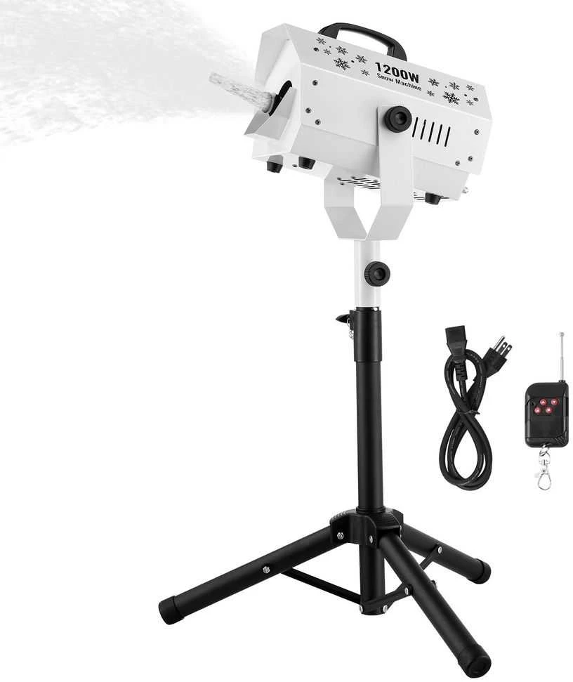 Vevor 1200W sniego mašina su reguliuojamu stovu