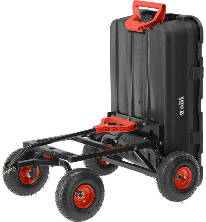 Toya Sa Poland Sodo vežimėlis su savivarčiu XL 350 kg, 10 colių ratai (YT-86960)