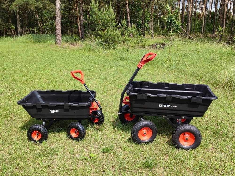 Toya Sa Poland Sodo vežimėlis su savivarčiu XL 350 kg, 10 colių ratai (YT-86960)