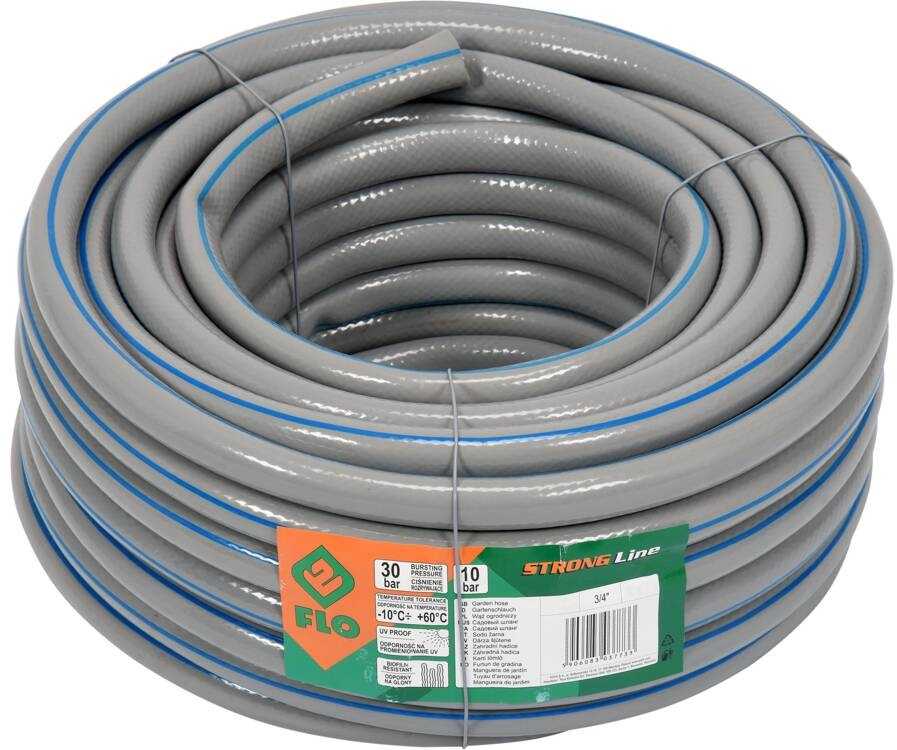 Sodo žarna Strong Line 50m, 3/4 colio, armuota sodo žarna, patvari vandens žarna, lauko žarna