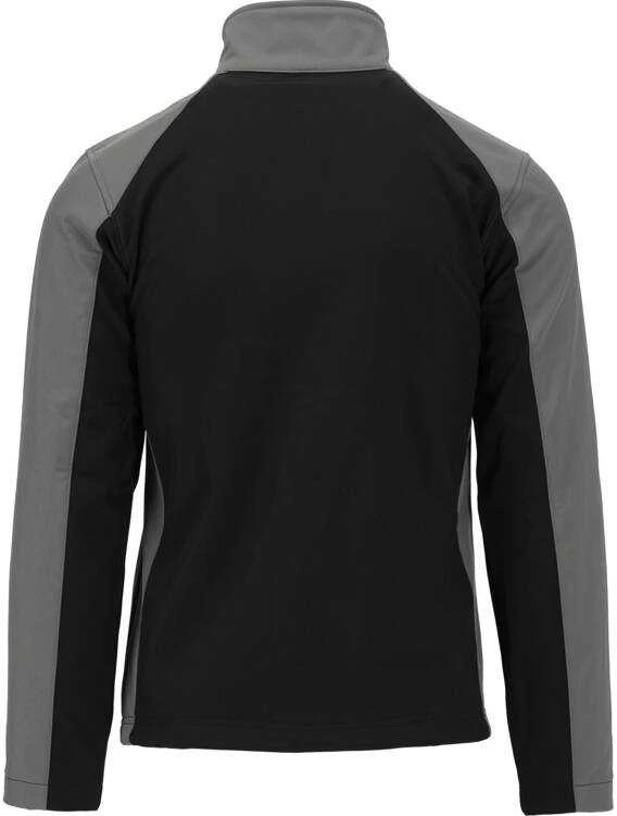 Yato Softshell striukė darbui, S dydis, atspari vandeniui ir kvėpuojanti, juoda, pilka ir oranžinė striukė