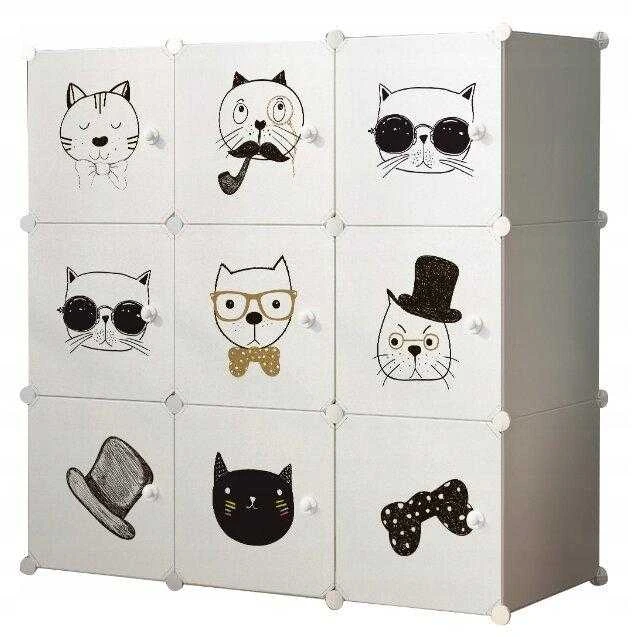 Spinta Omna CUBES PETS 110 x 110 x 37 cm balta