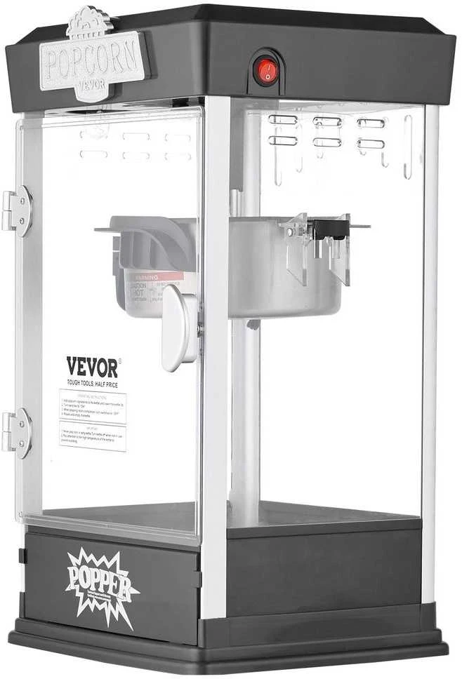 VEVOR Stalinis spragėsiais aparatas 480W 4oz juodas