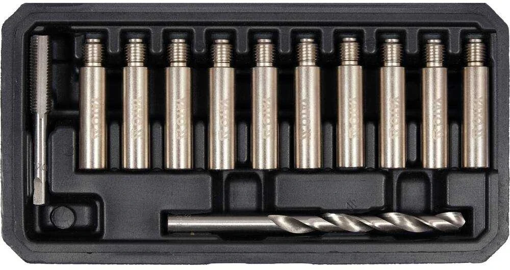 Stabdžių suporto kreipiklių rem. komplektas M10x1.25 mm, stabdžių suportų sriegių rem. rinkinys