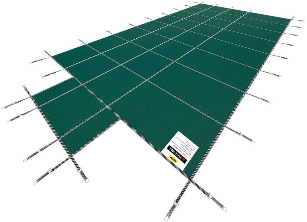 Stačiakampis baseino uždangalas 5.5x11m. Žieminis tinklelis, apsauginis brezentas, baseino danga žiemai