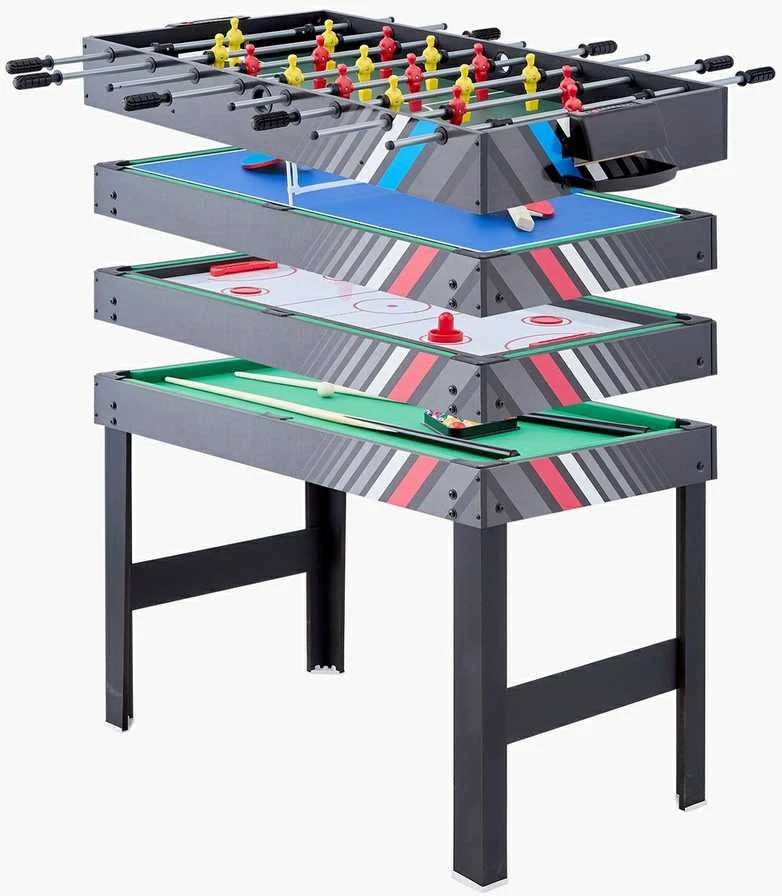 VEVOR 122 cm 4-in-1 stalo žaidimų komplektas