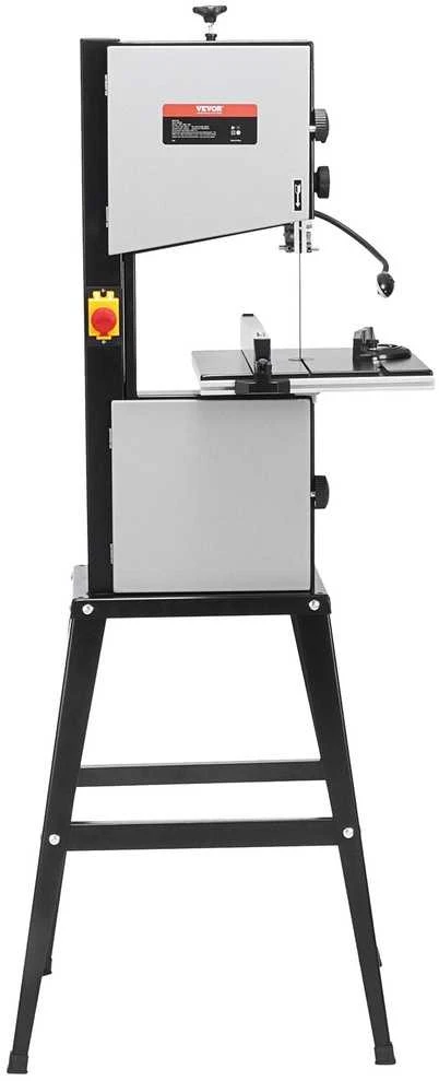 Stalinis juostinis pjūklas su stovu, 24.5 cm pjovimo plotis, 160 mm aukštis, 370W dviejų greičių, medžio apdirbimui, juostinė pjaustyklė