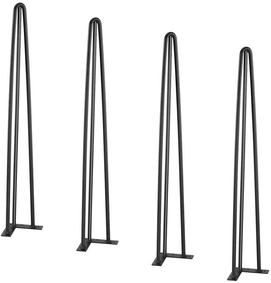 VEVOR Plieninės plaukų smeigtukų stalo kojos 71 cm, 4 vnt.