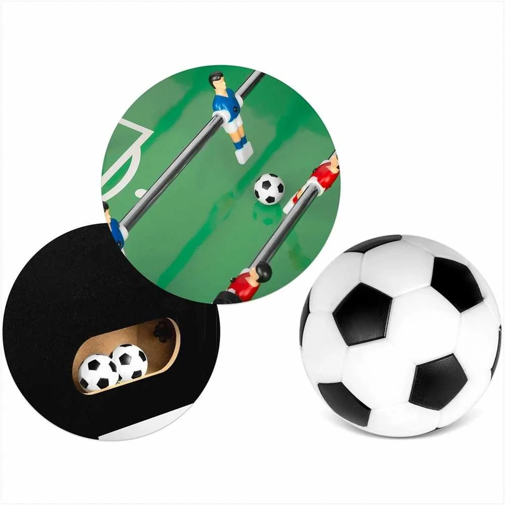 Neo-Sport Stalo futbolo stalas, didelis šeimos žaidimas, pramogos patalpose, juodas stalo futbolas