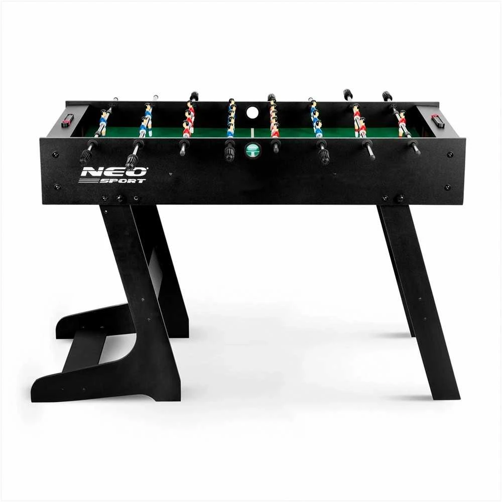 Neo-Sport Stalo futbolo stalas, didelis šeimos žaidimas, pramogos patalpose, juodas stalo futbolas