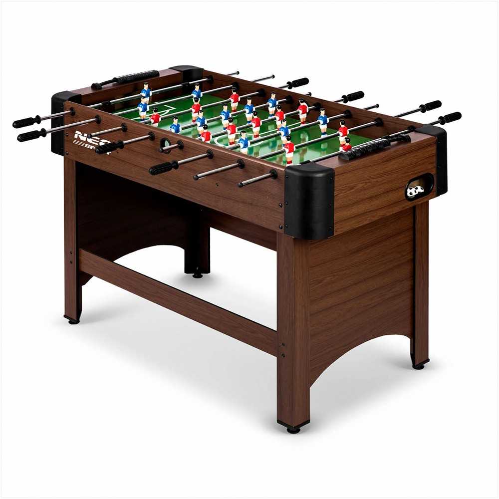 Neo-Sport stalo futbolo stalas 118 x 61 x 79 cm NS-804, tamsiai rudas