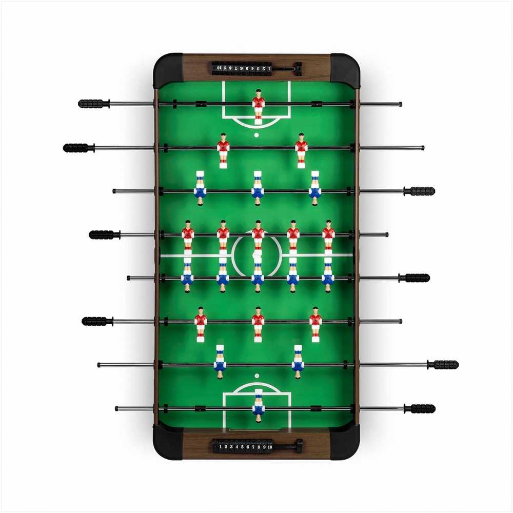 Neo-Sport stalo futbolo stalas 118 x 61 x 79 cm NS-804, tamsiai rudas