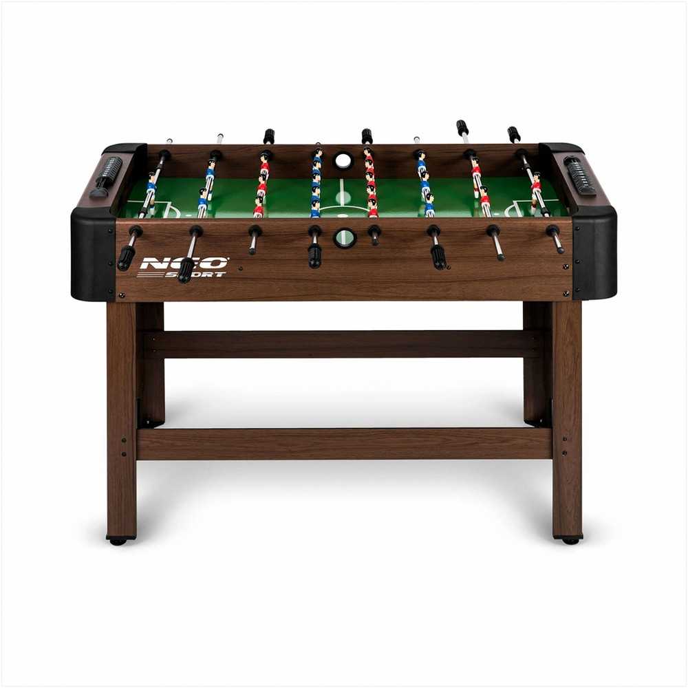 Neo-Sport stalo futbolo stalas 118 x 61 x 79 cm NS-804, tamsiai rudas