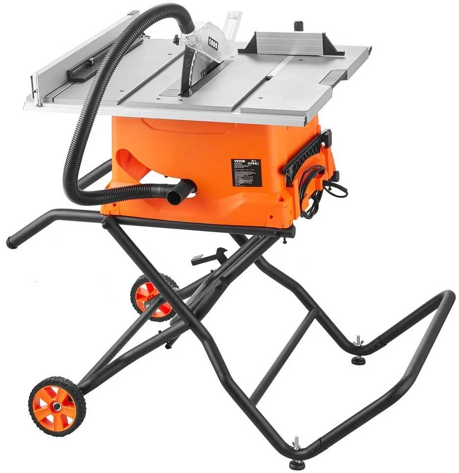 Stalo pjūklas su stovu, elektrinė pjovimo mašina, 625mm pjovimo pajėgumas, 4800RPM, medienos apdirbimui, baldų gamybai, „pasidaryk pats“ projektams, neapdorotos medienos pjovimui