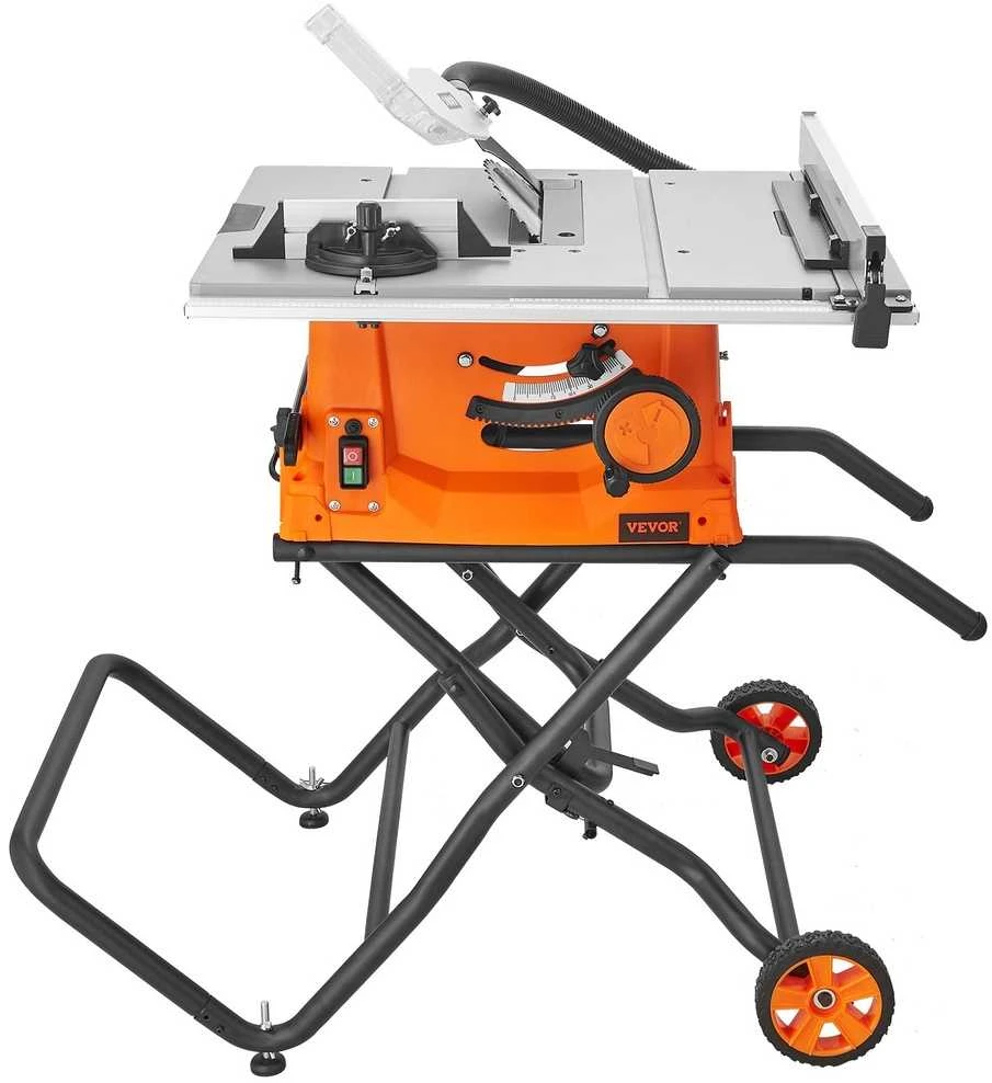 Stalo pjūklas su stovu, elektrinė pjovimo mašina, 625mm pjovimo pajėgumas, 4800RPM, medienos apdirbimui, baldų gamybai, „pasidaryk pats“ projektams, neapdorotos medienos pjovimui