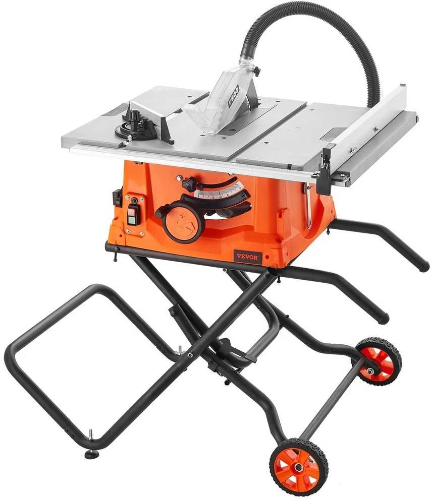 Stalo pjūklas su stovu, elektrinė pjovimo mašina, 625mm pjovimo pajėgumas, 4800RPM, medienos apdirbimui, baldų gamybai, „pasidaryk pats“ projektams, neapdorotos medienos pjovimui